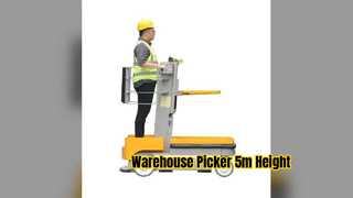 Aerial Order Picker 5m Height Warehouse Efficiency