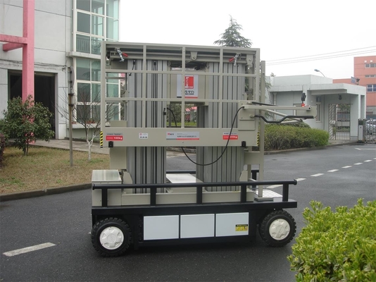 Most Stable And Safest 10 M Self-propelled Electric Four Mast Lift Vertical Platform Lift Aerial Work Platform 12m