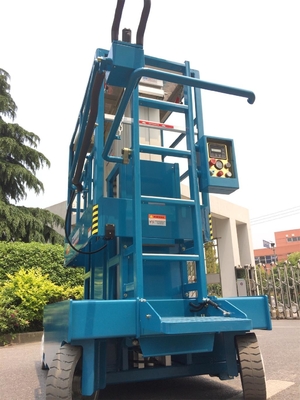 10 m self-propelled electric Aluminum vertical manlift double mast lift vertical platform lift aerial work platform