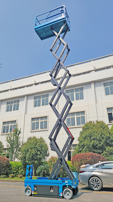 Scissor Lift 16 Meter Mobile Elevating Work Platform Allow 2 People Work Together