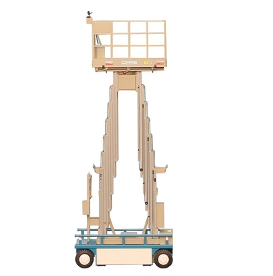 Most Stable And Safest 10 M Self-propelled Electric Four Mast Lift Vertical Platform Lift Aerial Work Platform 12m